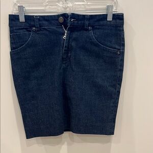 Prada Blue Denim Skirt